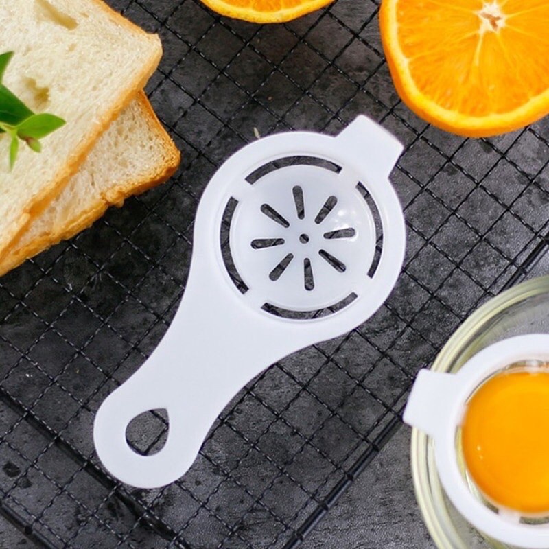 [Có giá sỉ] Dụng Cụ Tách Lòng Đỏ Trứng, dụng vụ nấu ăn nhà bếp - màu trắng [Olala Baby]