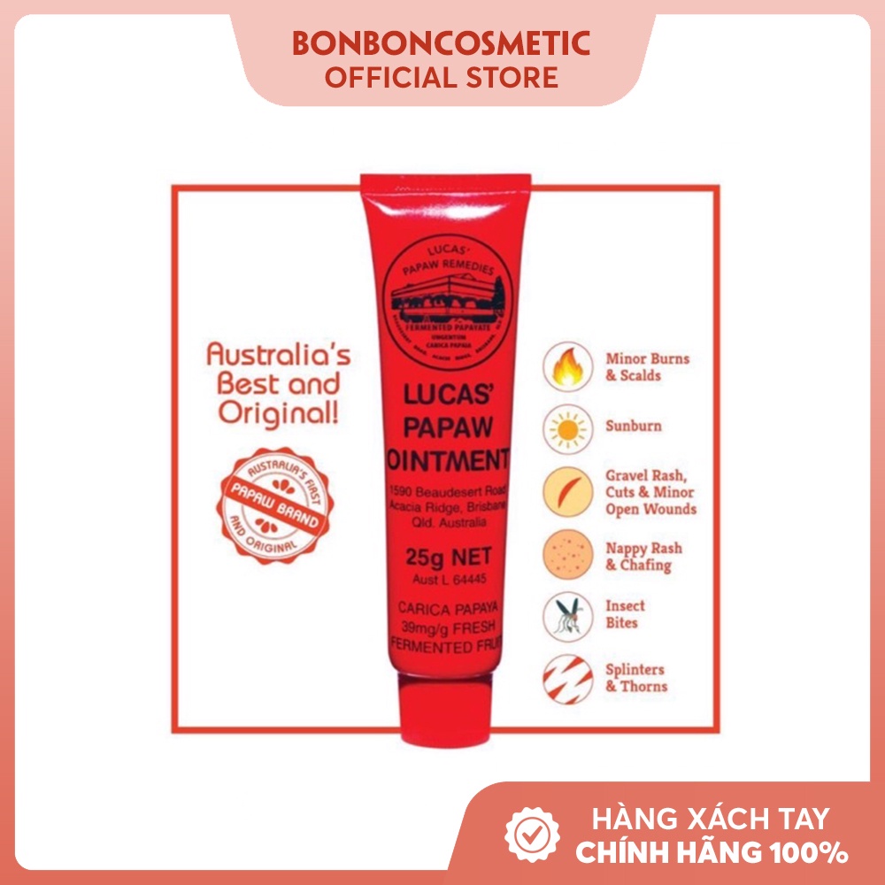 KEM ĐA NĂNG LUCAS’ PAPAW REAL OINTMENT 25g