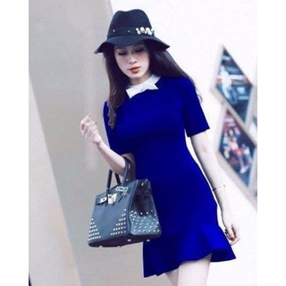 Đầm Suông Đuôi Cá Nơ Ngực