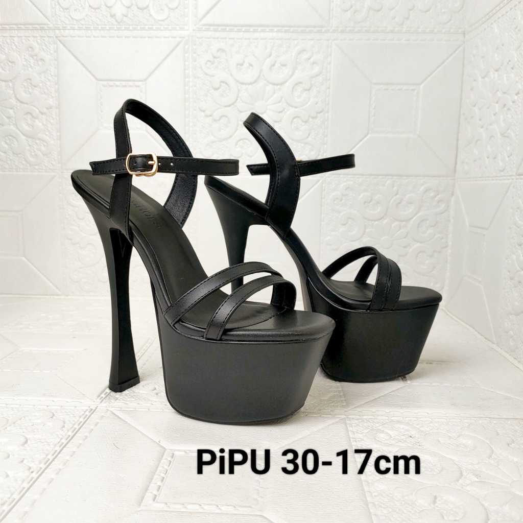 Giày cao gót đế đúp 17cm ,sandanl cao gót thời trang,sự kiện,hoa hậu catwalk, pipu 30-17cm