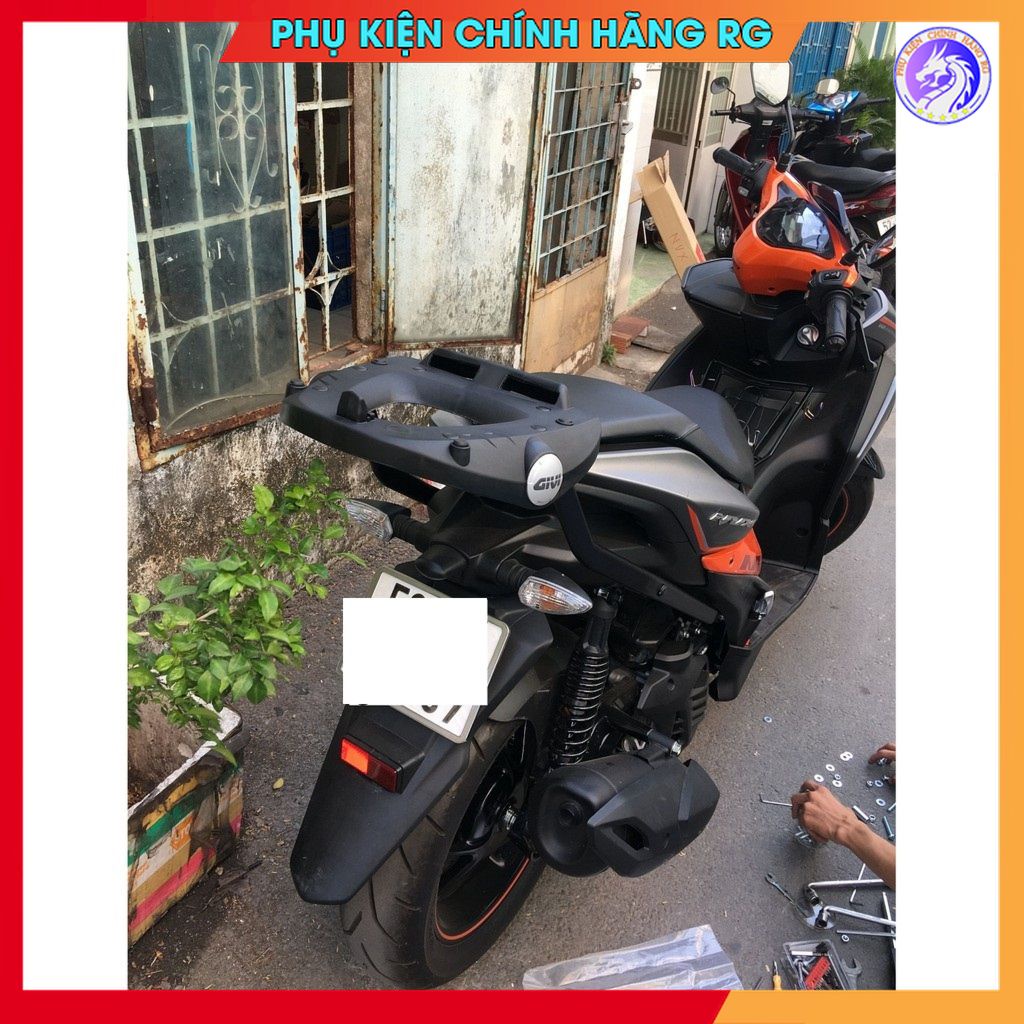 Cảng Givi Chịu Lực SRV Đặc Biệt Bao Gồm Đế Cho Xe NVX125 / NVX155 Hàng Chính Hãng Bảo Hành 2 Năm