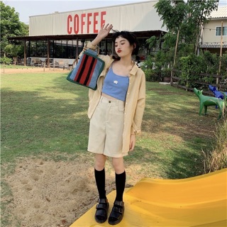Áo croptop trứng rán cần mỡ