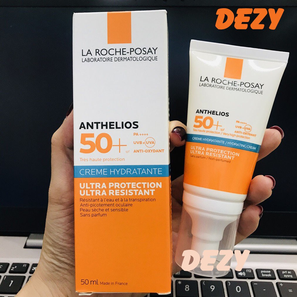 Kem Chống Nắng La Roche Posay CHÍNH HÃNG - Kcn Dạng Gel Da Dầu Mụn Kềm Dầu &amp; Sữa Chống Nắng Da Khô Larosche Posay Dezy