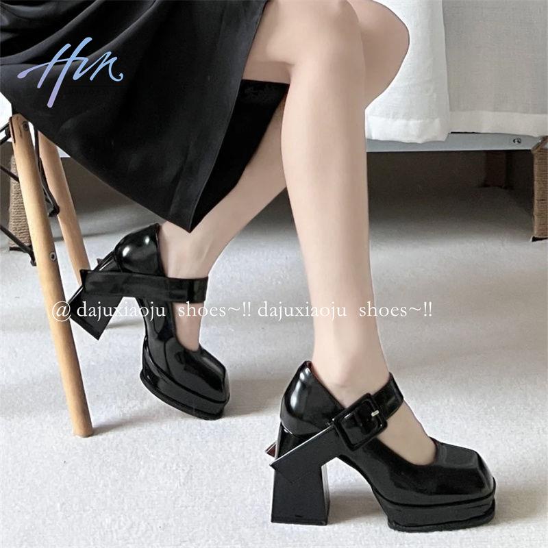 Giày Cao Gót Da Đế Dày Thời Trang Mùa Hè Dành Cho Nữ 2022