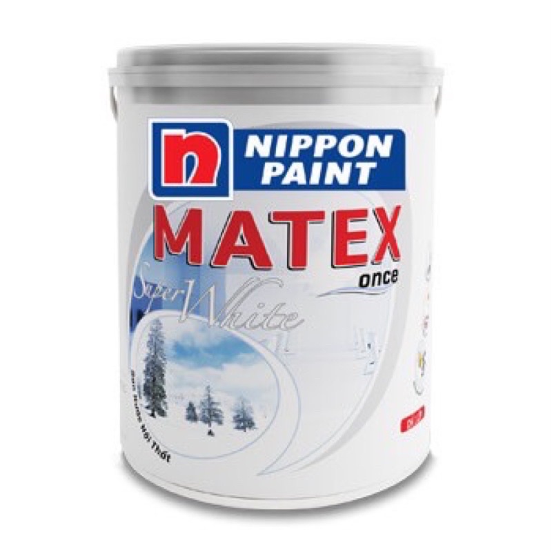 Sơn nội thất cao cấp Nippon matex super white 18L