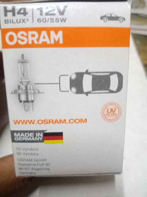 Bóng đèn Osram 12v H4 60/55w chính hãng 100% 🇩🇪 xe máy, ô tô.0