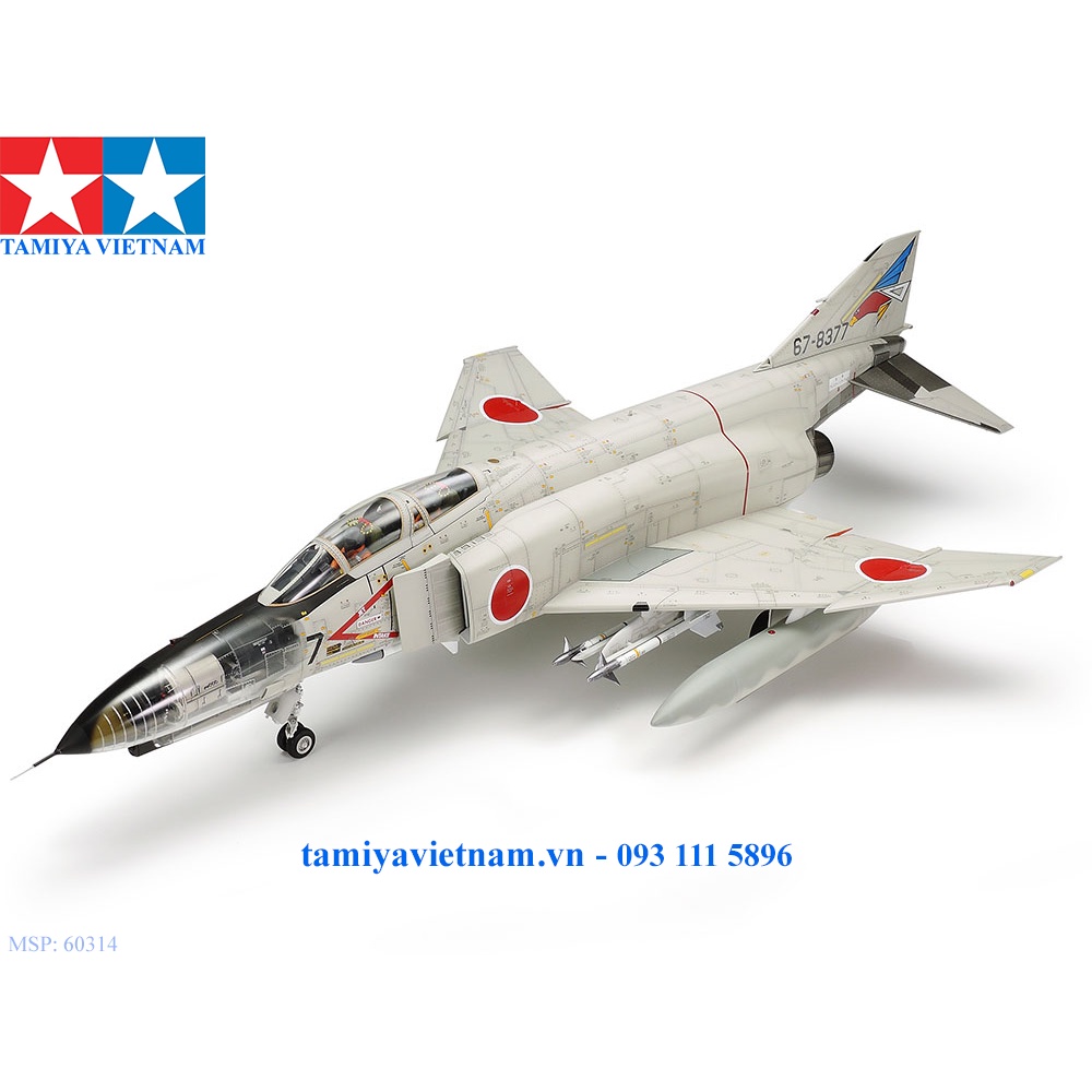 60314 Mô hình máy bay quân sự 1/32 SCALE McDONNELL DOUGLAS F-4EJ PHANTOM ⅡTM JAPAN AIR SELF DEFENCE FORCE