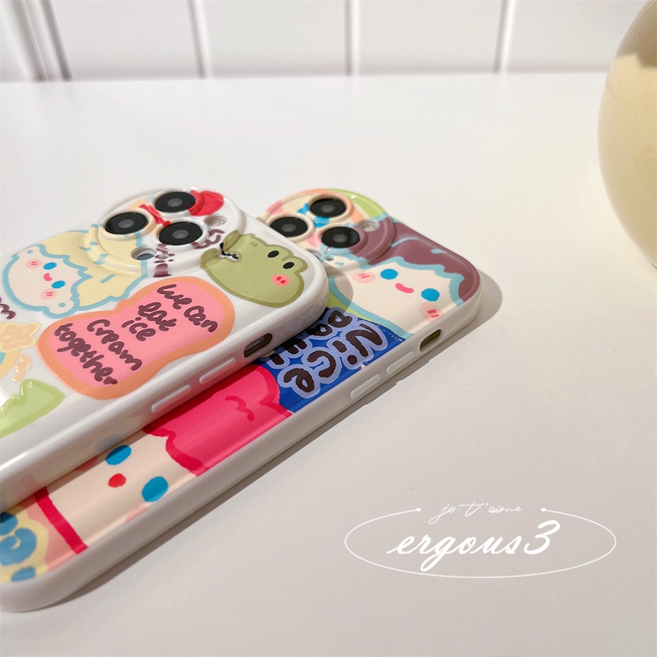 Ốp Điện Thoại Mềm Họa Tiết Hoạt Hình Graffiti Cho iPhone 14 13 12 11 Pro Max SE2020 X XR Xs Max 7 8 Plus