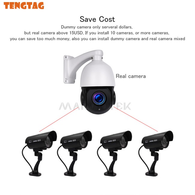 Camera Giám Sát Giả Kèm Đèn | BigBuy360 - bigbuy360.vn