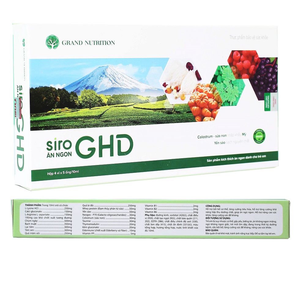 Siro Ăn Ngon GHD Chính Hãng