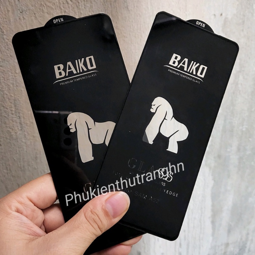 Cường lực Full màn BAIKO cao cấp Samsung A54 5G A73 M53 A71 A72 M51 M52 NOTE 10 LITE cảm ứng siêu nhạy