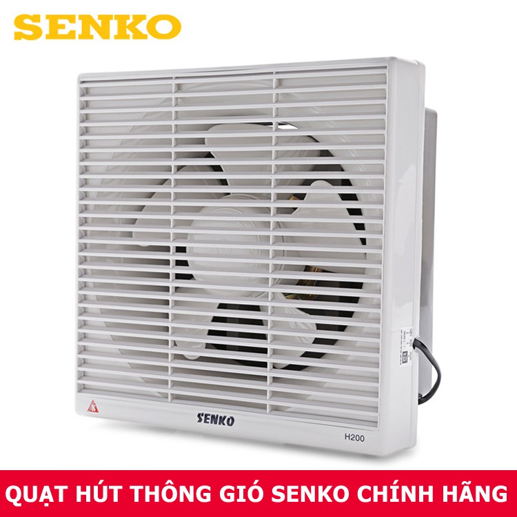 Quạt hút tường 2 chiều 35W Senko H200 (Màu ngẫu nhiên)