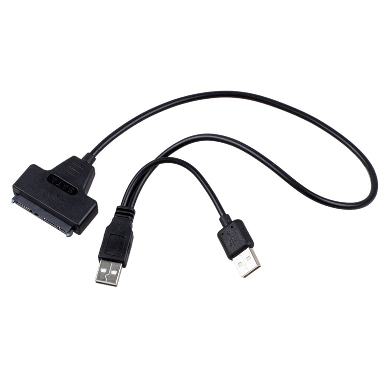 Dây cáp chuyển USB 2.0 sang SATA Serial ATA 15 + 7 22P cho ổ cứng HDD Laptop 2.5 " | BigBuy360 - bigbuy360.vn
