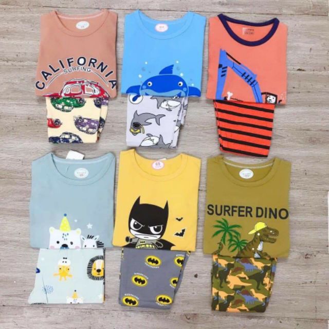 BỘ COTTON XUẤT HÀN TAY DÀI CHO BÉ