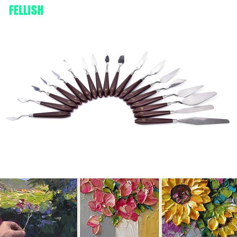 Dụng Cụ Trộn Màu Vẽ Bằng Thép Không Gỉ Tiện Dụng