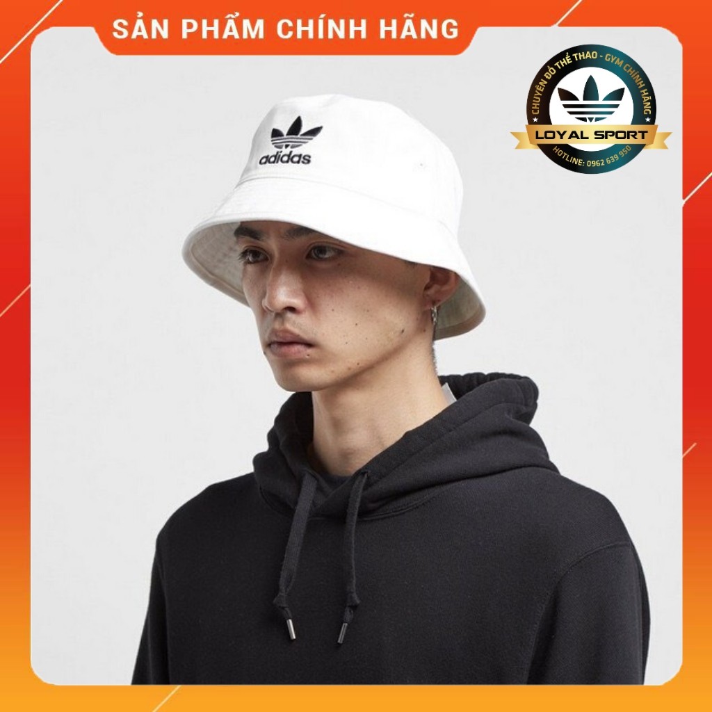 Mũ Bucket Trắng - Full Tag Code - Chất Vải Kali Dầy Dặn - Trẻ Trung Sành Điệu