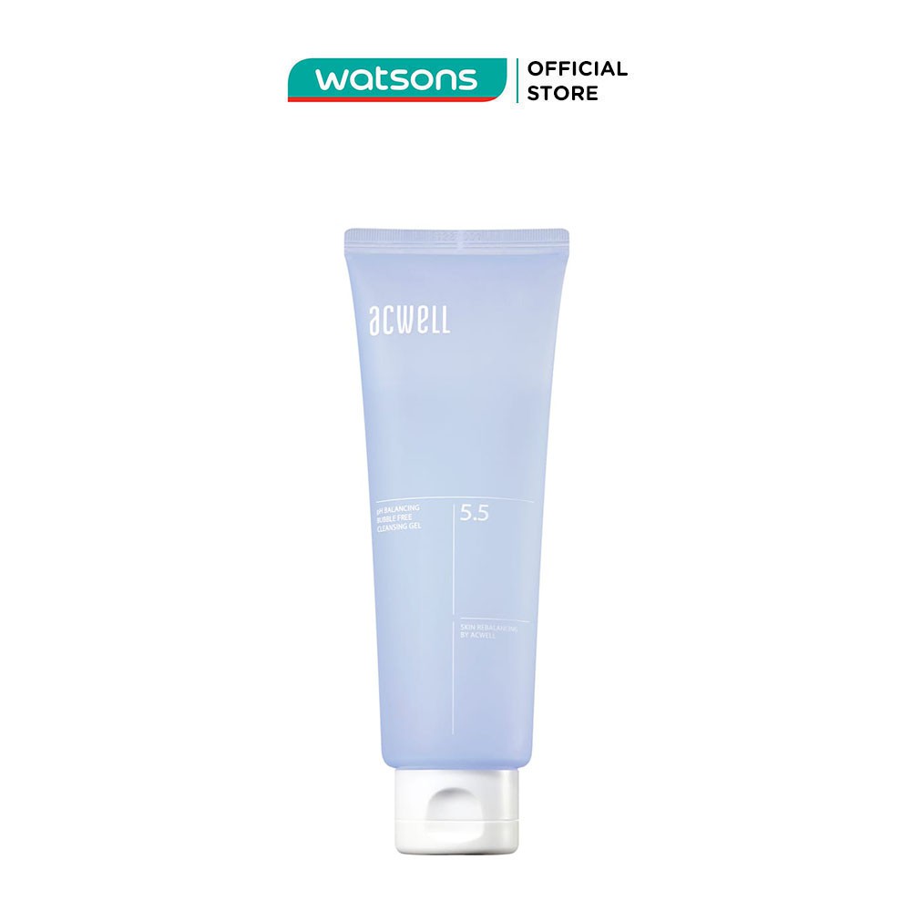 Sữa Rửa Mặt Dạng Gel Acwell pH Balancing Bubble Free Dịu Nhẹ 160ml