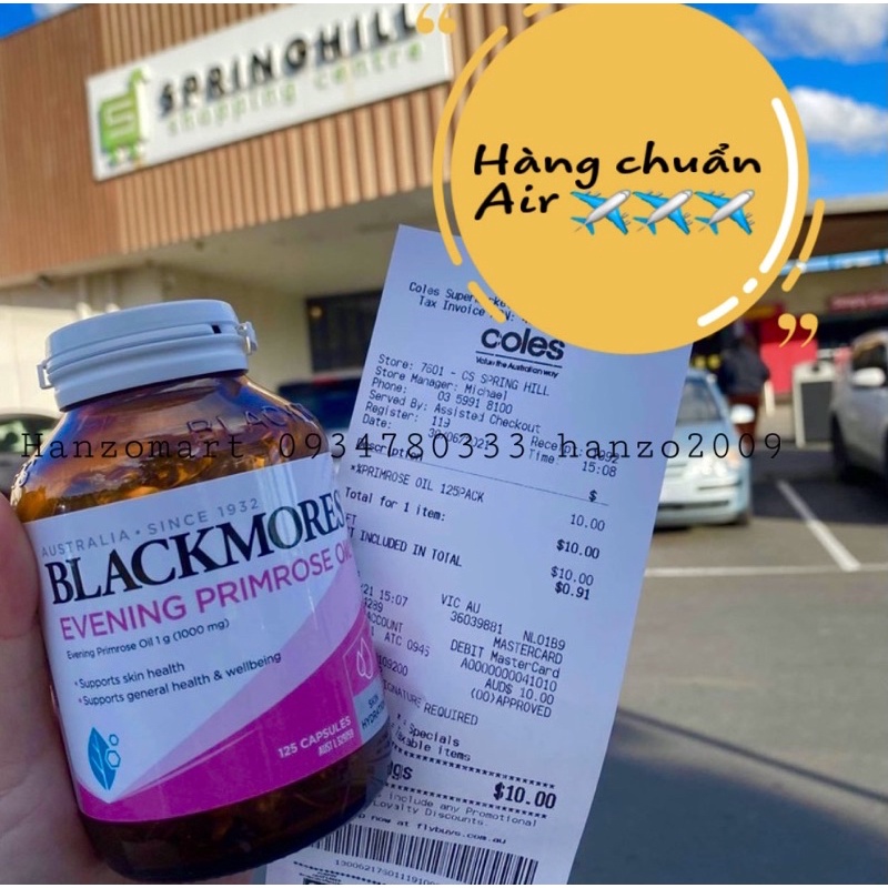 Tinh dầu hoa anh thảo Blackmores 190v - Ú𝐂
