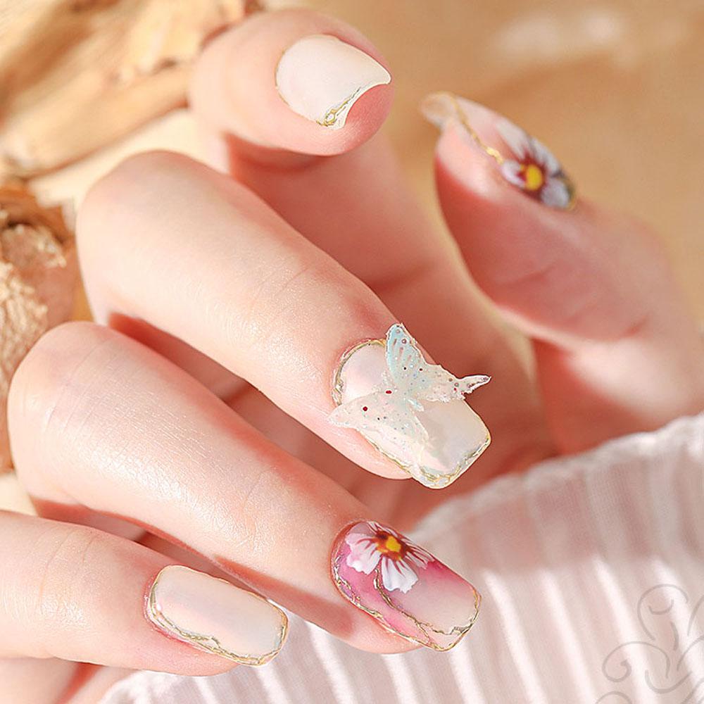 Khuôn Silicone Tạo Hình Trang Trí Móng Tay DIY Dễ Thương|Khuôn Làm Móng Hình Bướm 3D