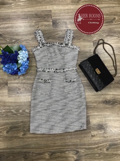 Váy 2 dây dạ tweed