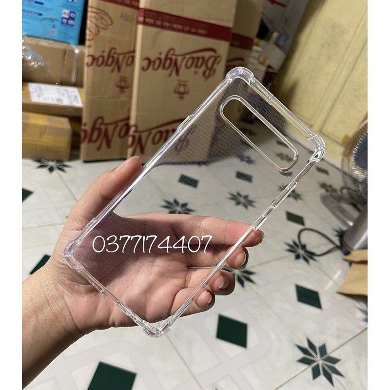 Ốp lưng dẻo chống sốc cho Samsung S10 5G, S10 Plus bo 4 cạnh chống va đập trong suốt