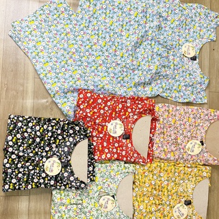 ĐỒ LỤA LỬNG MẶC NHÀ HỌA TIẾT HOA XINH (ẢNH THẬT) CÓ SIZE 40-75KG - LUA37