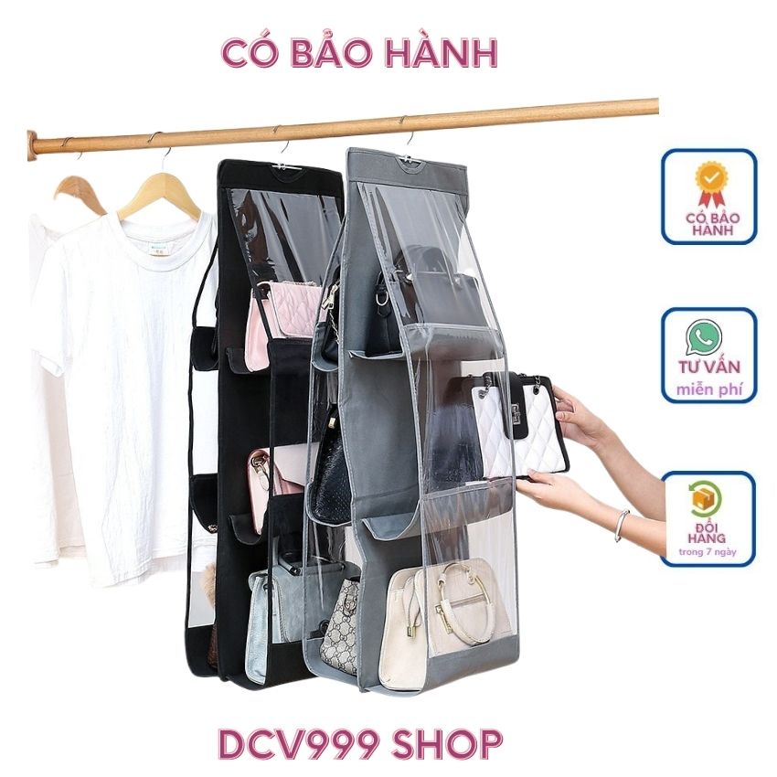 Túi treo 6 ngăn đa năng cao cấp bảo quản túi xách đeo chéo túi ví nam nữ