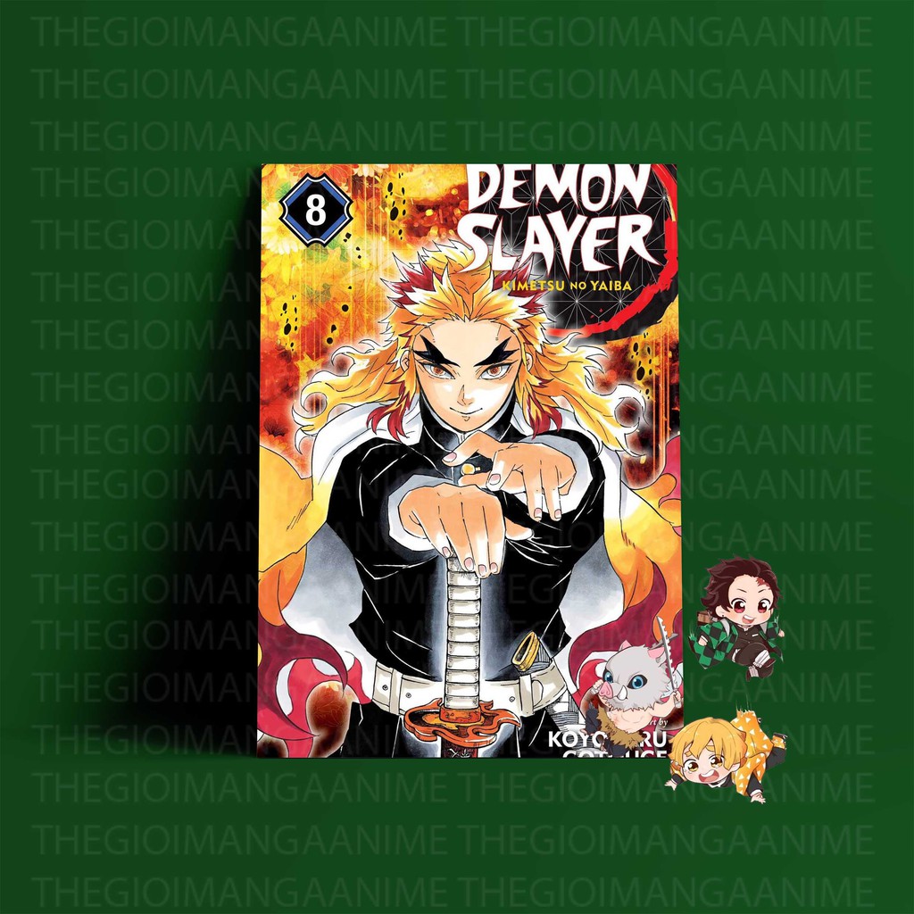 Tấm Postcard cao cấp Thanh gươm diệt quỷ KIMETSU NO YAIBA  M01 anime giấy 260gsm hình bìa truyện manga chibi ảnh đẹp