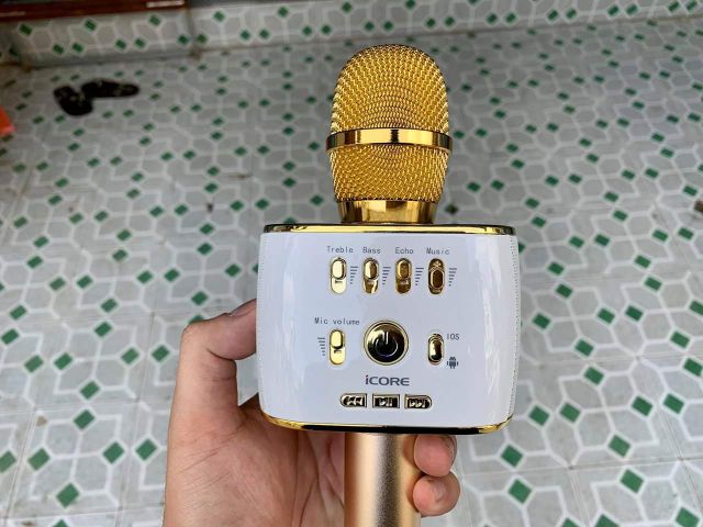 Micro Karaoke di động kèm loa iCore IC-M9