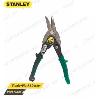 [Chính Hãng] Kéo cắt tôn MAXSTEEL mũi cong phải cán xanh 10"/254mm Stanley 14-564