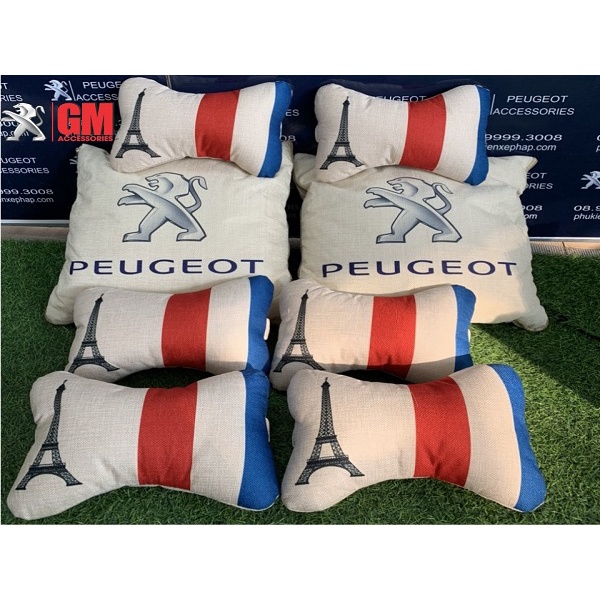 Gối ôm,tựa lưng kiêm chăn Peugeot
