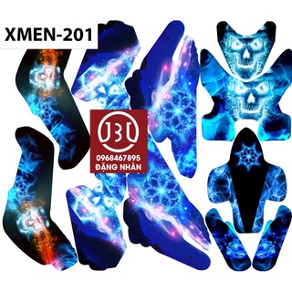 Tem trùm xe điện xmen mã 201