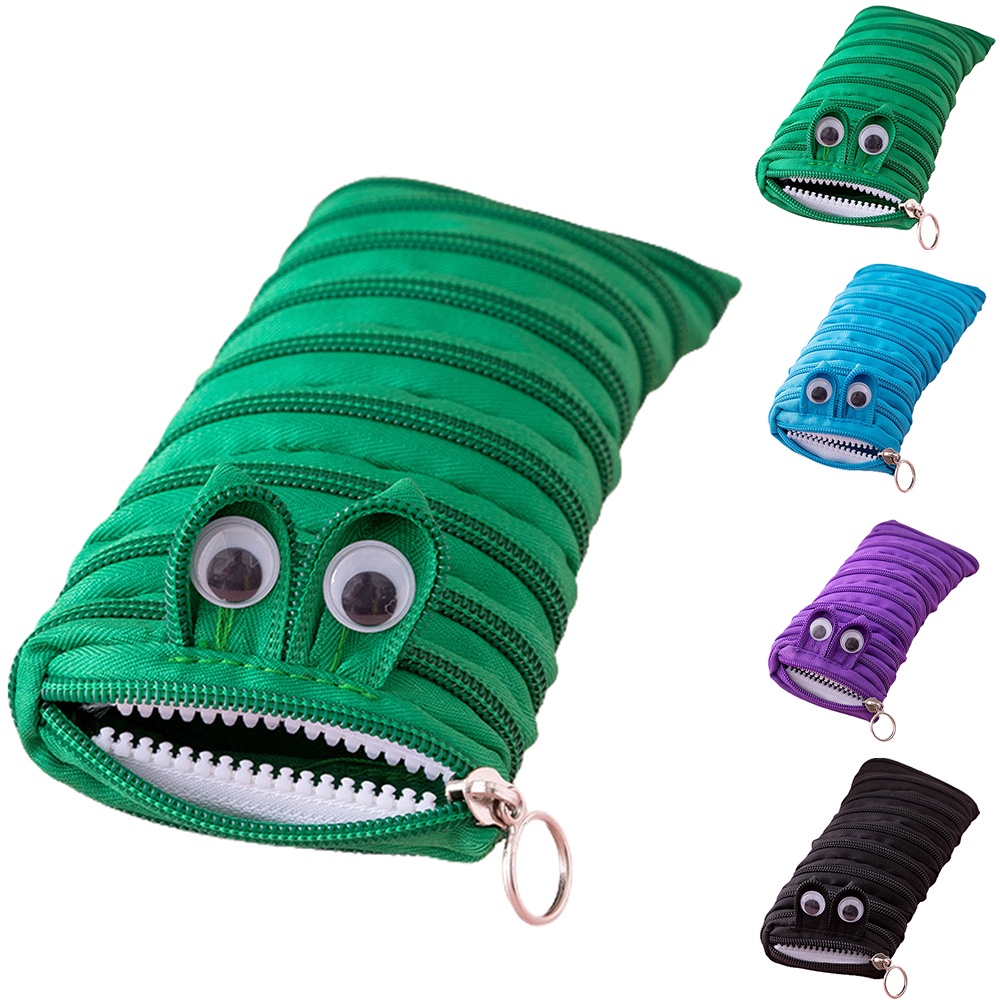 Trẻ em Hộp đựng bút chì dễ thương Dây kéo Trường học Văn phòng phẩm Túi lưu trữ Túi đựng bút cho bé gái