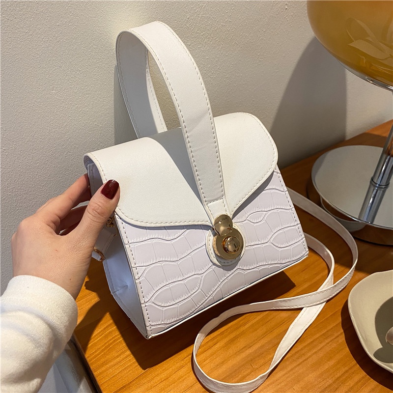 Túi Đeo Vai Hình Vuông Cỡ Nhỏ Phong Cách retro Thời Trang Mùa Xuân 2022 Cho Nữ