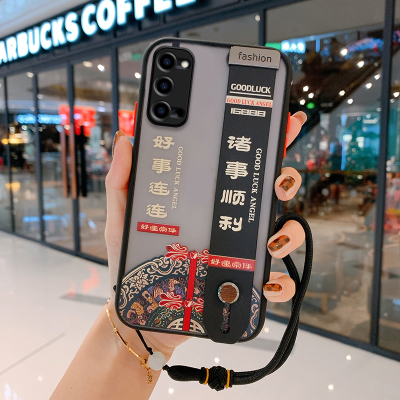 Ốp Lưng Có Dây Đeo Cổ Tay Cho Oppo A73 A31 Ax7 Ax5 A3 A92 S A8 | BigBuy360 - bigbuy360.vn