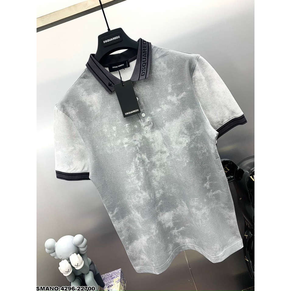 Polo thời trang nam, họa tiết vảy sơn, lên màu cực đẹp, kiểu dáng ôm trẻ trung