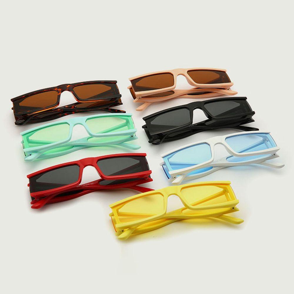 Kính Mát Gọng Vuông Chống Tia UV Phong Cách Retro