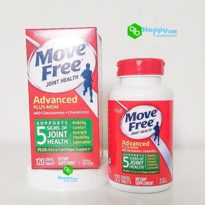 Viên uống bổ khớp Move Free Glucosamine Chondroitin MSM 120 viên, Mỹ