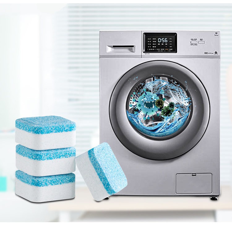 Viên Tẩy Vệ Sinh Lồng Máy Giặt, Sủi sạch vi khuẩn, Tẩy Sạch Cặn Bẩn Lồng Giặt( 1 viên)
