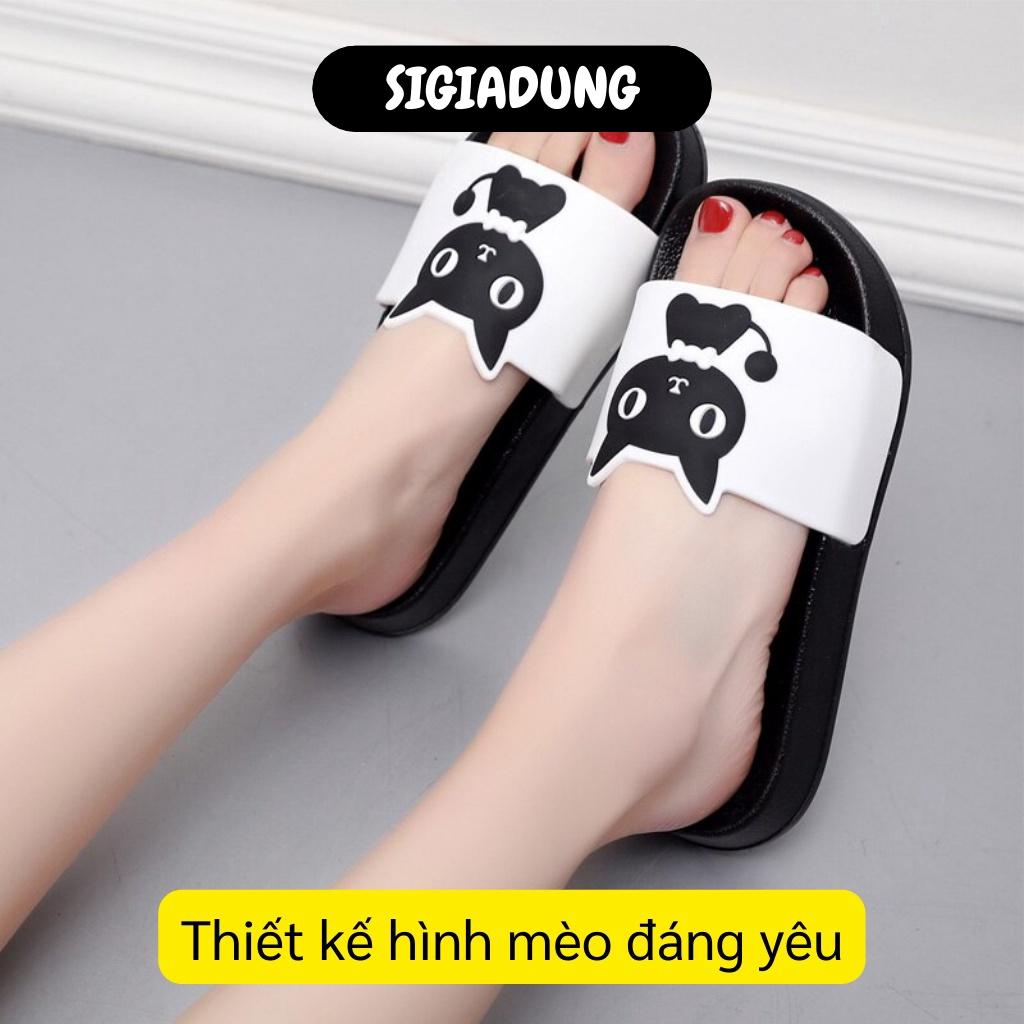 [SGD] Dép Đi Trong Nhà - Dép Nữ Mang Nhà Tắm, Dạo Phố Chống Trượt Hình Mèo Đáng Yêu 7792