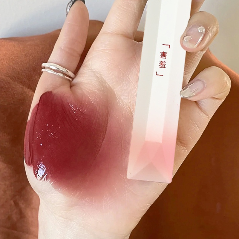Zuk Son Môi Màu Hồng Tinh Khiết Gió Thẻ Màu Hồng Nhạt Dưỡng Ẩm Không Phai Màu Gương Phong Cách Doanh Nhân YR