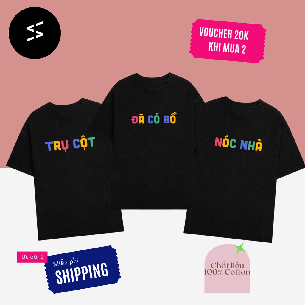 Áo thun tay lỡ  ĐÃ CÓ BỒ VÀ CHƯA CÓ BỒ  phông Unisex nam nữ Cotton oversize form rộng ATHENAS