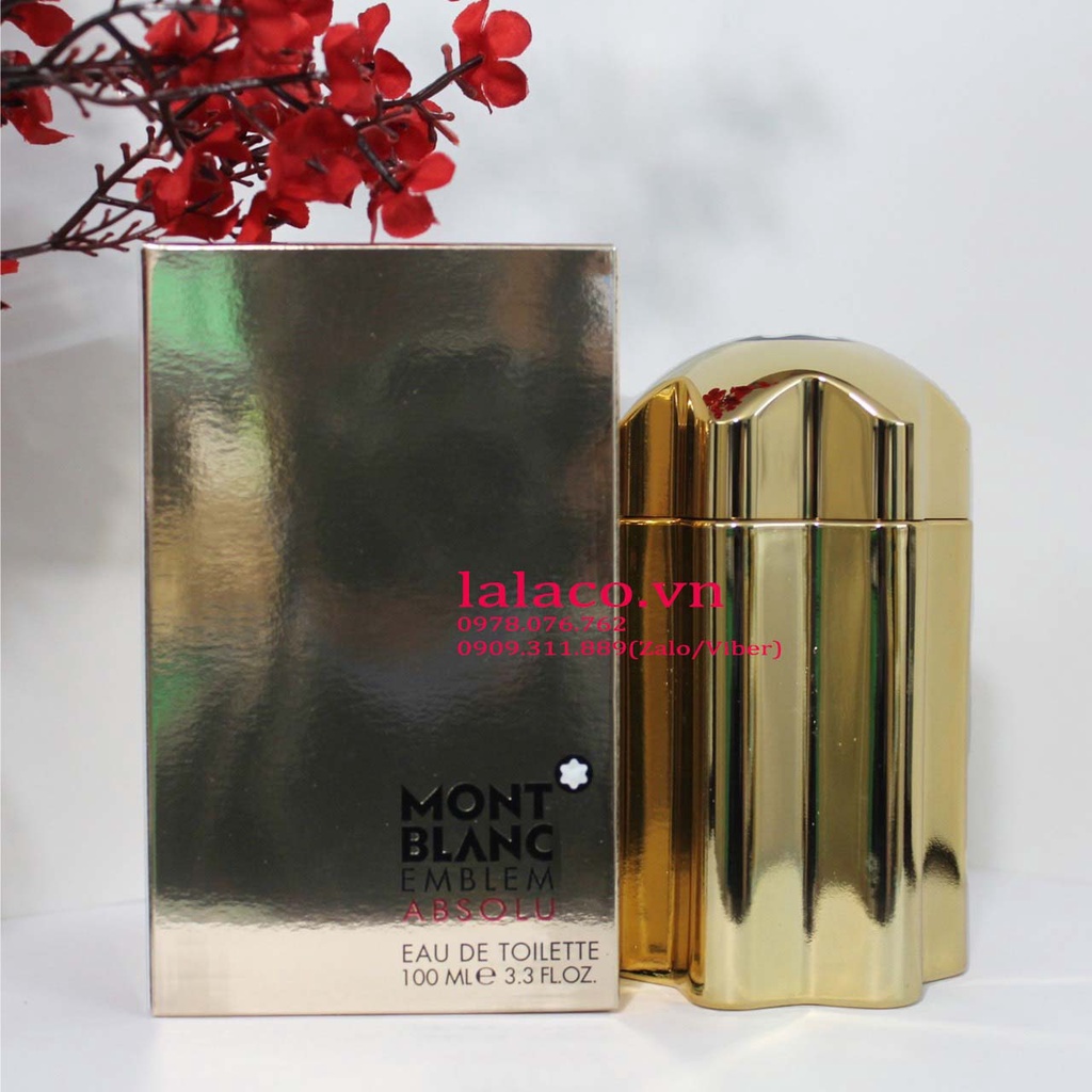 Nước Hoa Nam Montblanc Emblem Absolu EDT 100ml; hương thơm mạnh mẽ, lôi cuốn thể hiện sự phóng khoáng nam tính.