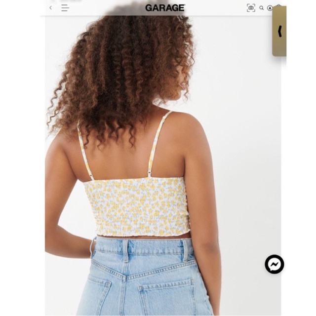 Áo croptop rút dây Gargare