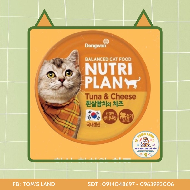 Pate lon Nutri Plan cho mèo 🐱