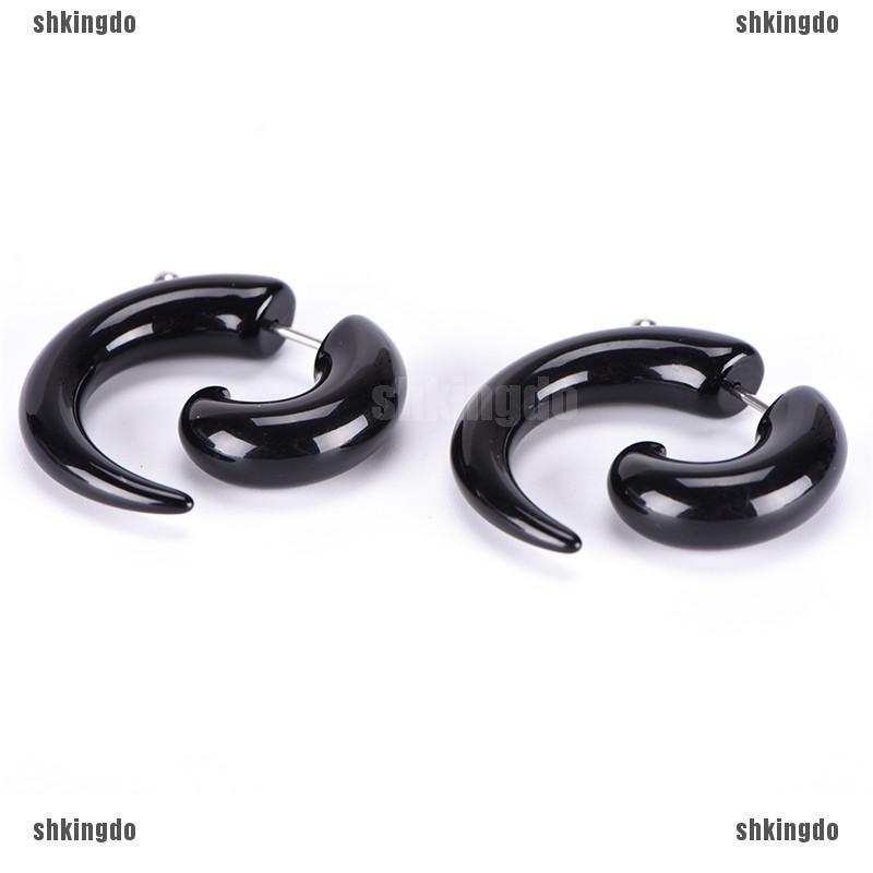 Hoa tai hình xoắn ốc sên bằng Acrylic thời trang