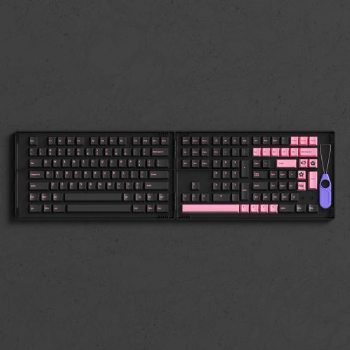 Keycap AKKO Set - Black Pink The dancer Version