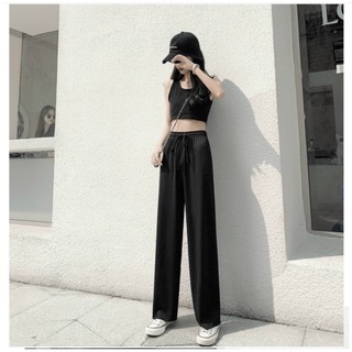 [HÌNH_THẬT_CUỐI] Quần ống rộng trơn lưng thun