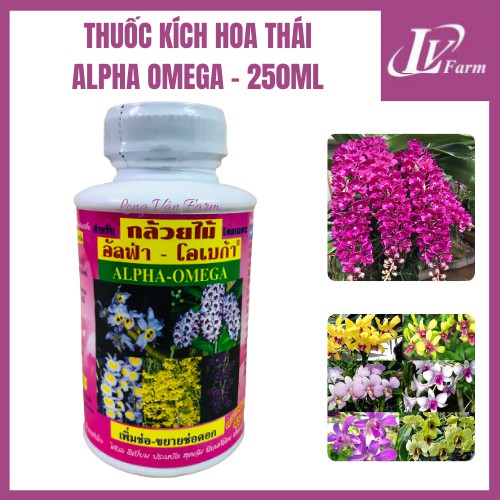 Thuốc Kích Hoa Cao Cấp ALPHA OMEGA Hàng Thái Lan - 250ml - Siêu Kích Hoa Thái Chuyên Dùng Cho Hoa Lan
