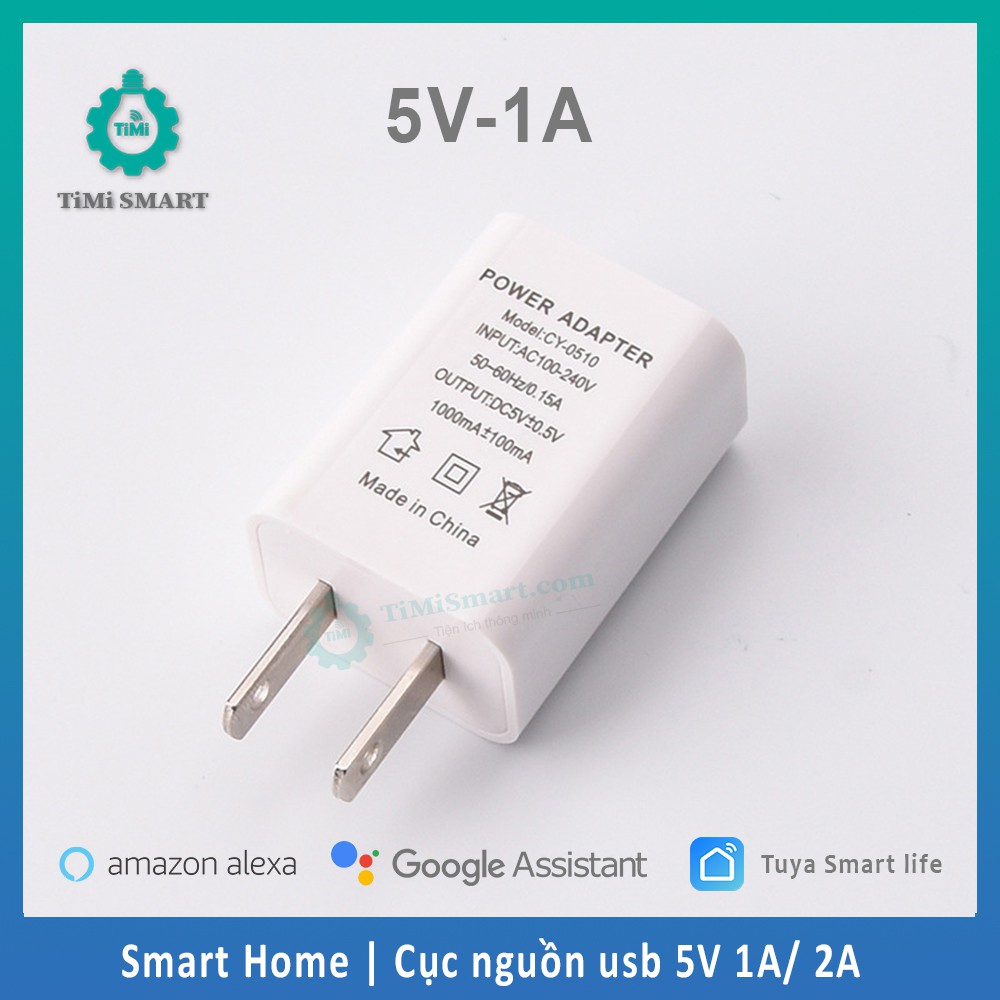 Nguồn 5V-1A/2A  Sử dụng cho Tuya S06 S08 - Zigbee Gateway